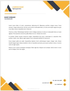 Company Letterhead Template