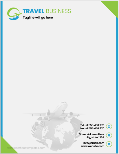 tours and travels letterhead