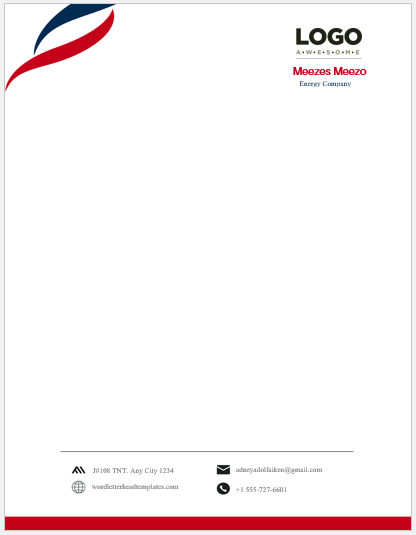 Transport Company Letterhead