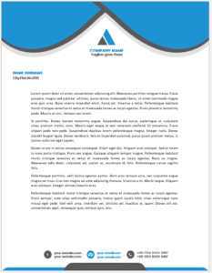 Travel Agency Letterhead Template