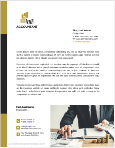 Accountant Letterhead Template