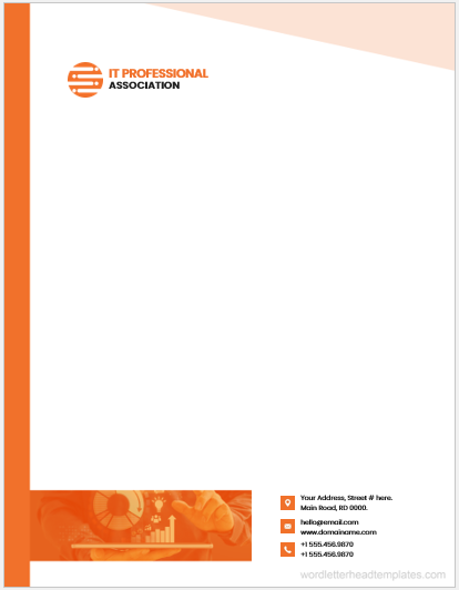 IT Professional Association Office Letterheads