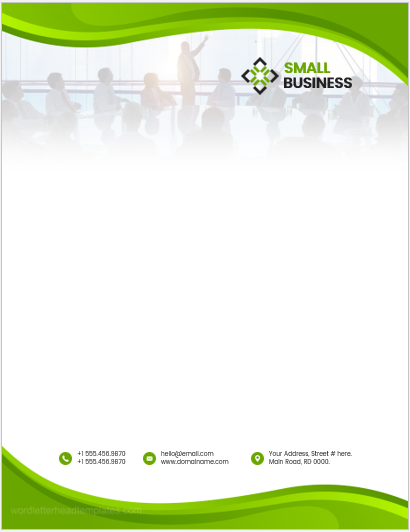 Small business Letterhead Template