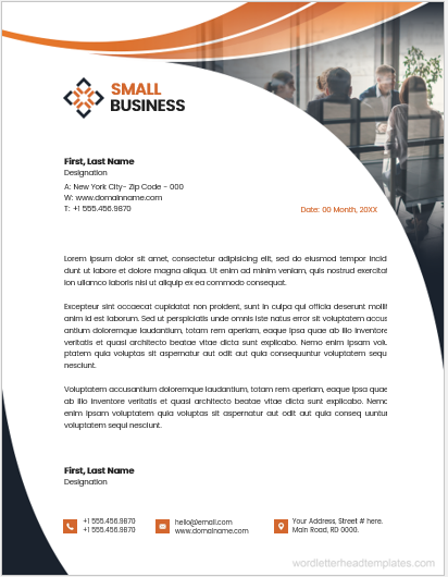 Small business Letterhead Template