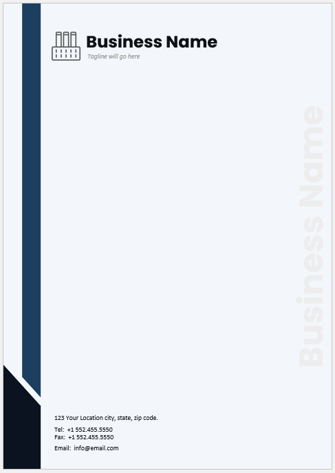 Corporate letterhead Template