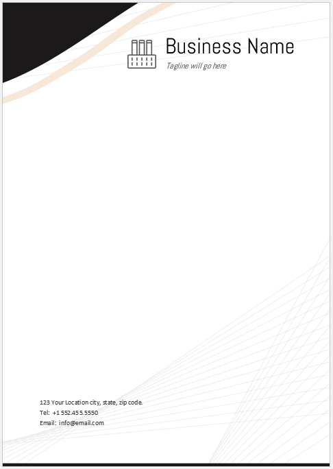 Corporate letterhead Template