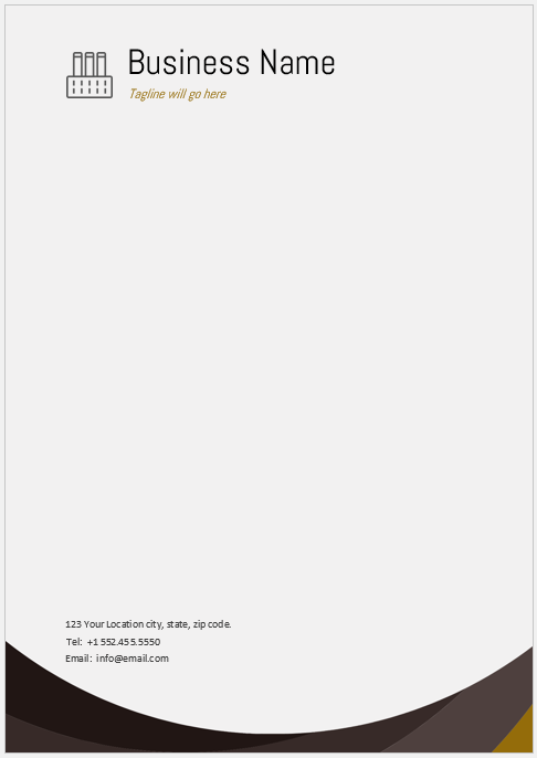 Corporate letterhead Template