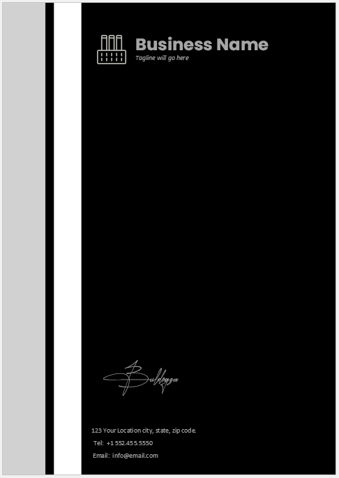 Corporate letterhead Template