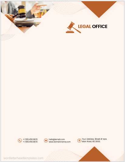 Legal services office letterheads