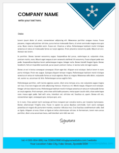 Word 2007 Letterhead Template