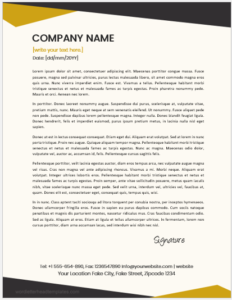 Word 2007 Letterhead Template