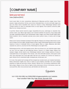 Word 2007 Letterhead Template