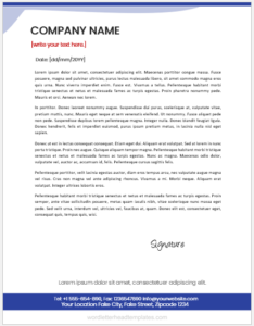 Word 2007 Letterhead Template