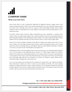 Word 2007 Letterhead Template