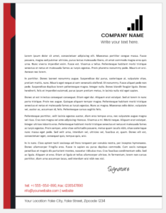 Word 2007 Letterhead Template