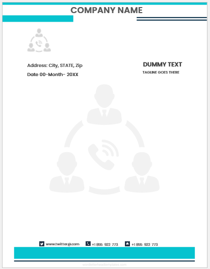 Consultant letterhead template