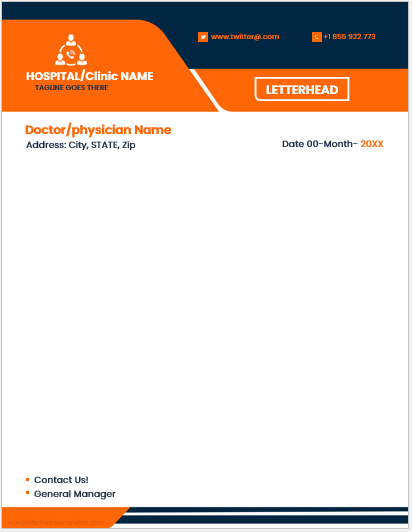Doctor letterhead template