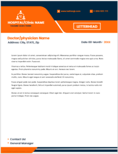 Doctor letterhead template