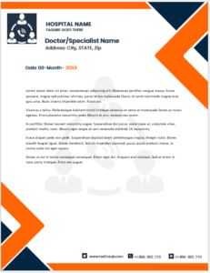 Doctor letterhead template