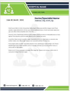 Doctor letterhead template