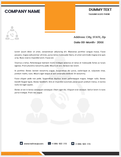 Consultant letterhead template