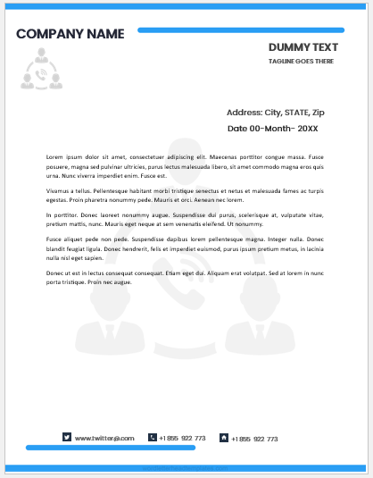 Consultant letterhead template