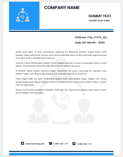 Consultant letterhead template