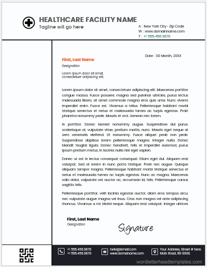 General physician letterhead template