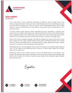 HR office letterhead template