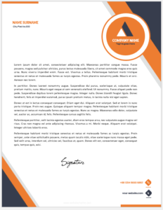 HR office letterhead template